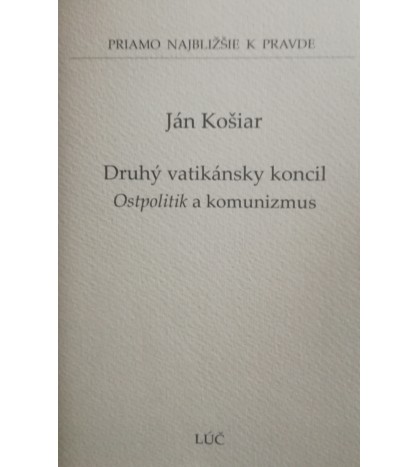 DRUHÝ VATIKÁNSKY KONCIL - Ján Košiar