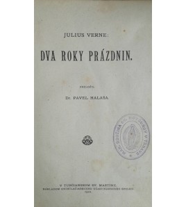DVA ROKY PRÁZDNIN - Julius Verne