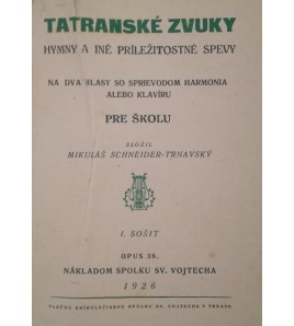 TATRANSKÉ ZVUKY - M. Schneider-Trnavský