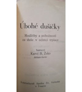 ÚBOHÉ DUŠIČKY - Karol B. Žeko