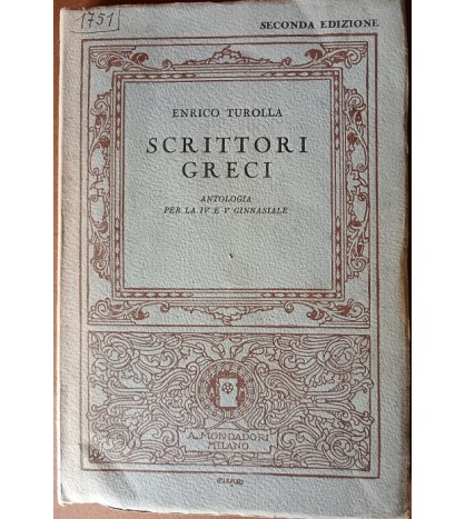 SCRITTORI GRECI - Enrico Turolla