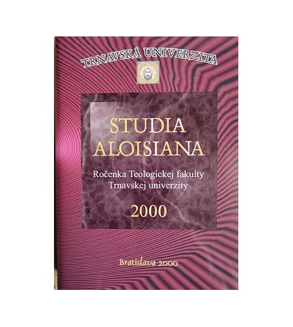 STUDIA ALOISIANA 2000