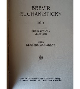 BREVÍŘ EUCHARISTICKÝ - Klemens Mariánský
